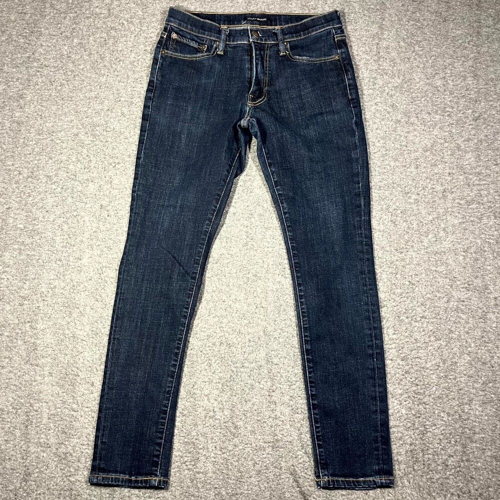 Lucky Brand Jeans Men's 29x32 (A: 30x30.5) Blue 411 Athletic Taper Stretch Denim